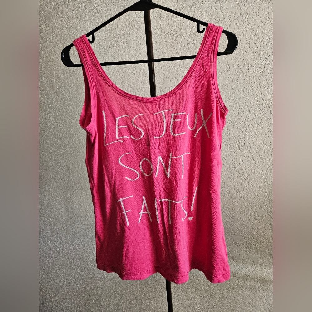 United Colors of Benetton Pink Tank Top - Size M